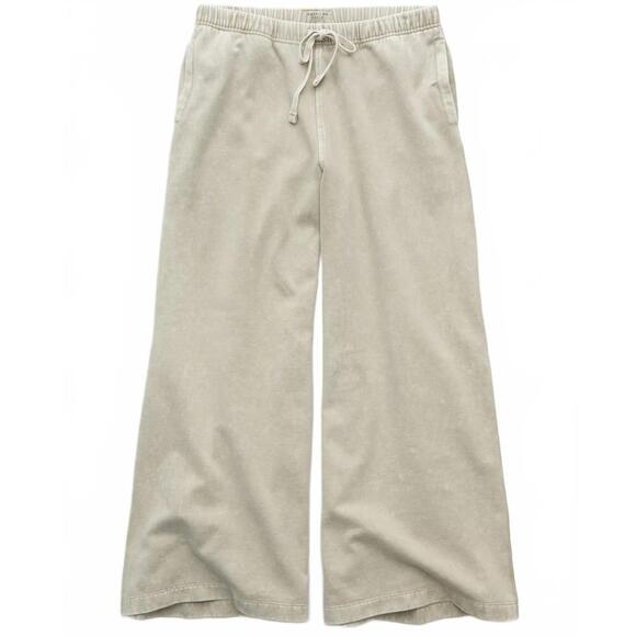 AE Everyday Luxe Wide-Leg Sweatpant American Eagle NWT Green Medium - Picture 3 of 6